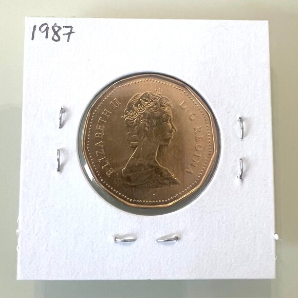 1987, 1988, 1989 and 1990 Canada Specimen Finish $1 Loonies! - Picture 4 of 10
